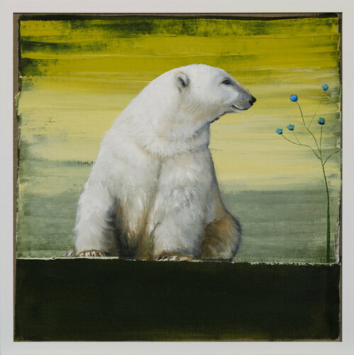Serie Hoffnungsgabe | Eisbär II di Lezzueck Coosemans, Pittura in vendita su Singulart