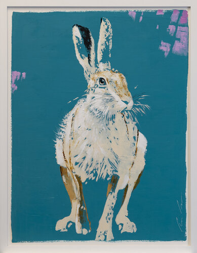 “Serie Lichtblick | Feldhase II” by Lezzueck Coosemans, Work on Paper for Sale on Singulart