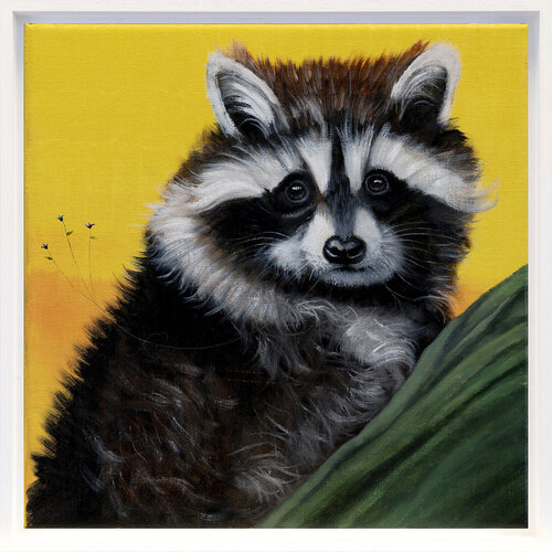 "Serie Tierporträt | Waschbär" by Lezzueck Coosemans, Painting for Sale on Singulart