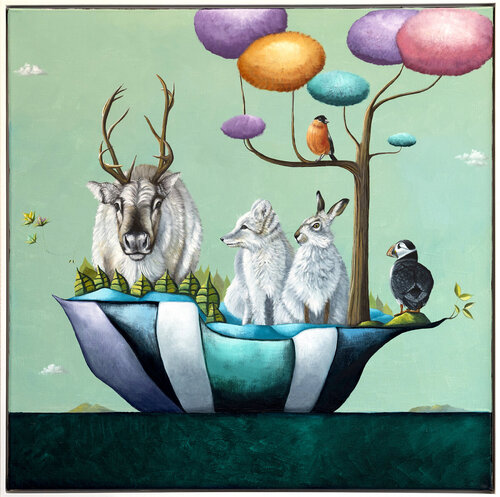 "Serie Die Reise |  Norwegen I" by Lezzueck Coosemans, Painting for Sale on Singulart