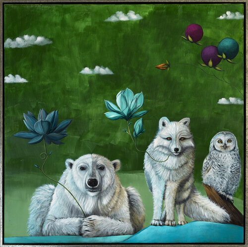 "Serie Hoffnungsgabe | Die Freundschaft IV" by Lezzueck Coosemans, Painting for Sale on Singulart