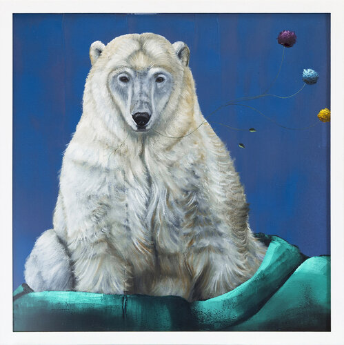 Serie Hoffnungsgabe  | Polarbär by Lezzueck Coosemans, Painting for Sale on Singulart