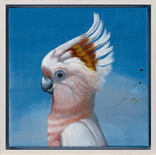 "Serie Tierporträt | Rosakakadu" by Lezzueck Coosemans, Painting for Sale on Singulart