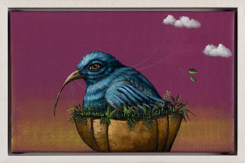 "Serie Die Reise | Paradiesvogel II" by Lezzueck Coosemans, Painting for Sale on Singulart