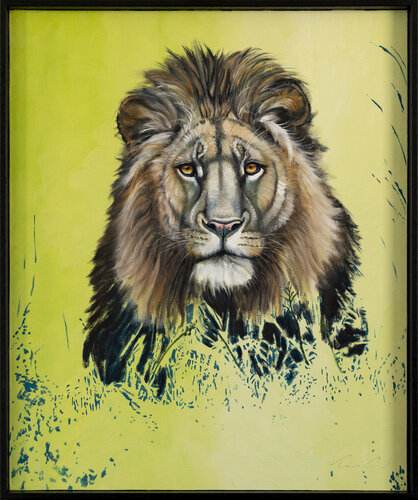 “Serie Lichtblick | Löwe” by Lezzueck Coosemans, Painting for Sale on Singulart