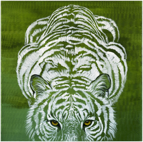 ”Serie Lichtblick | Tiger” by Lezzueck Coosemans, Painting for Sale on Singulart