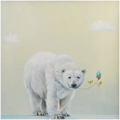 Das Geschenk des Eisbären di Lezzueck Coosemans, Pittura in vendita su Singulart