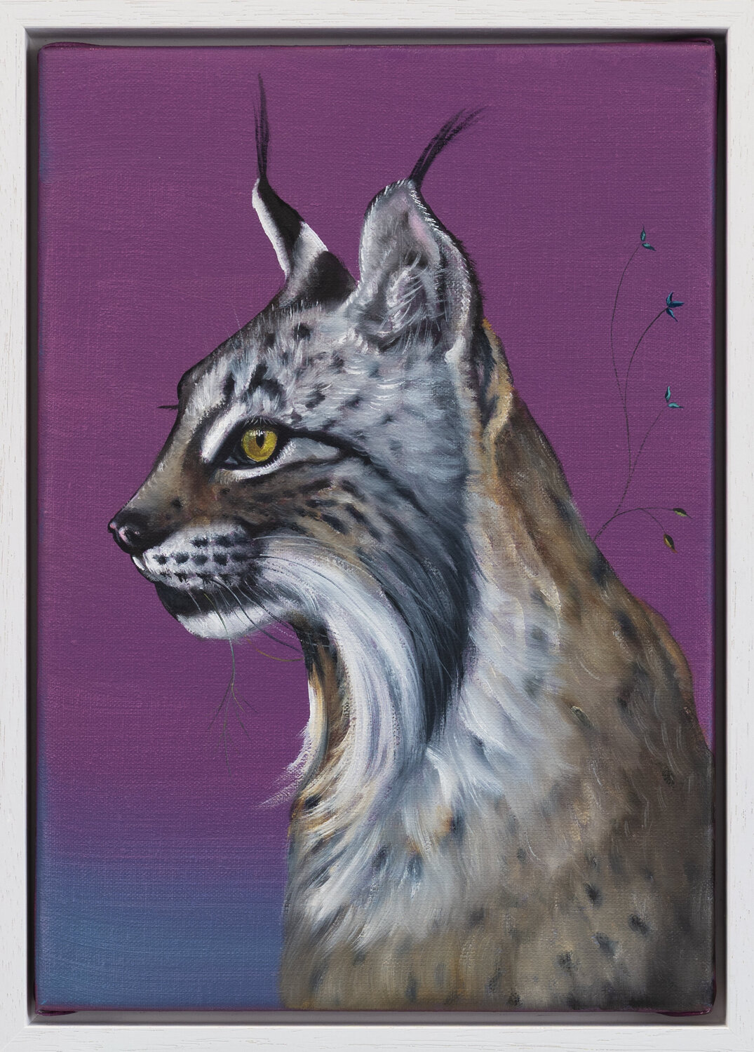 "Serie Tierporträt | Luchs III" Lezzueck Coosemans Originalgemälde zu verkaufen