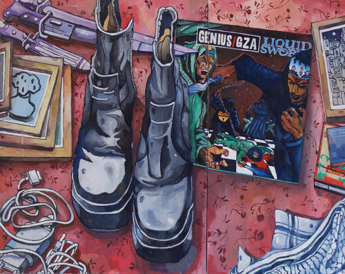 LIQUID SWORDS von Yoann Borsato, Malerei kaufen auf Singulart