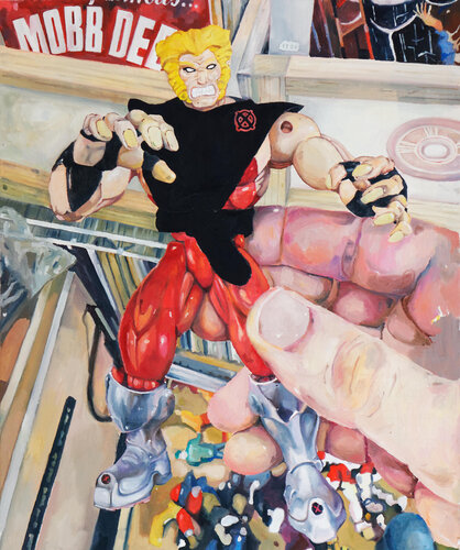 Sabertooth by Yoann Borsato, 油畫 for Sale on Singulart