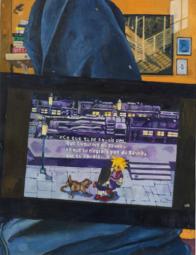 Tifa & Cloud (Final Fantasy VII) von Yoann Borsato, Malerei kaufen auf Singulart