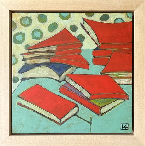The Mysterious Bookshop par Isabelle Alessandra, Peinture en vente sur Singulart