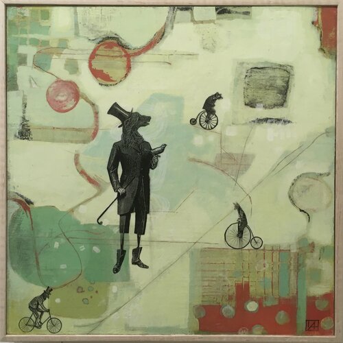 Don't Believe Everything You Read on the Internet par Isabelle Alessandra, Peinture en vente sur Singulart