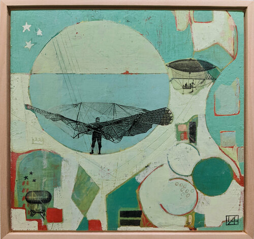 Fly Otto, Fly! par Isabelle Alessandra, Peinture en vente sur Singulart