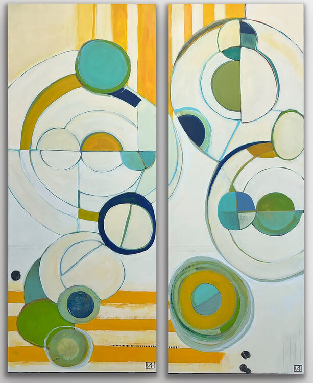 First Days of Summer (Diptych) Isabelle Alessandra
