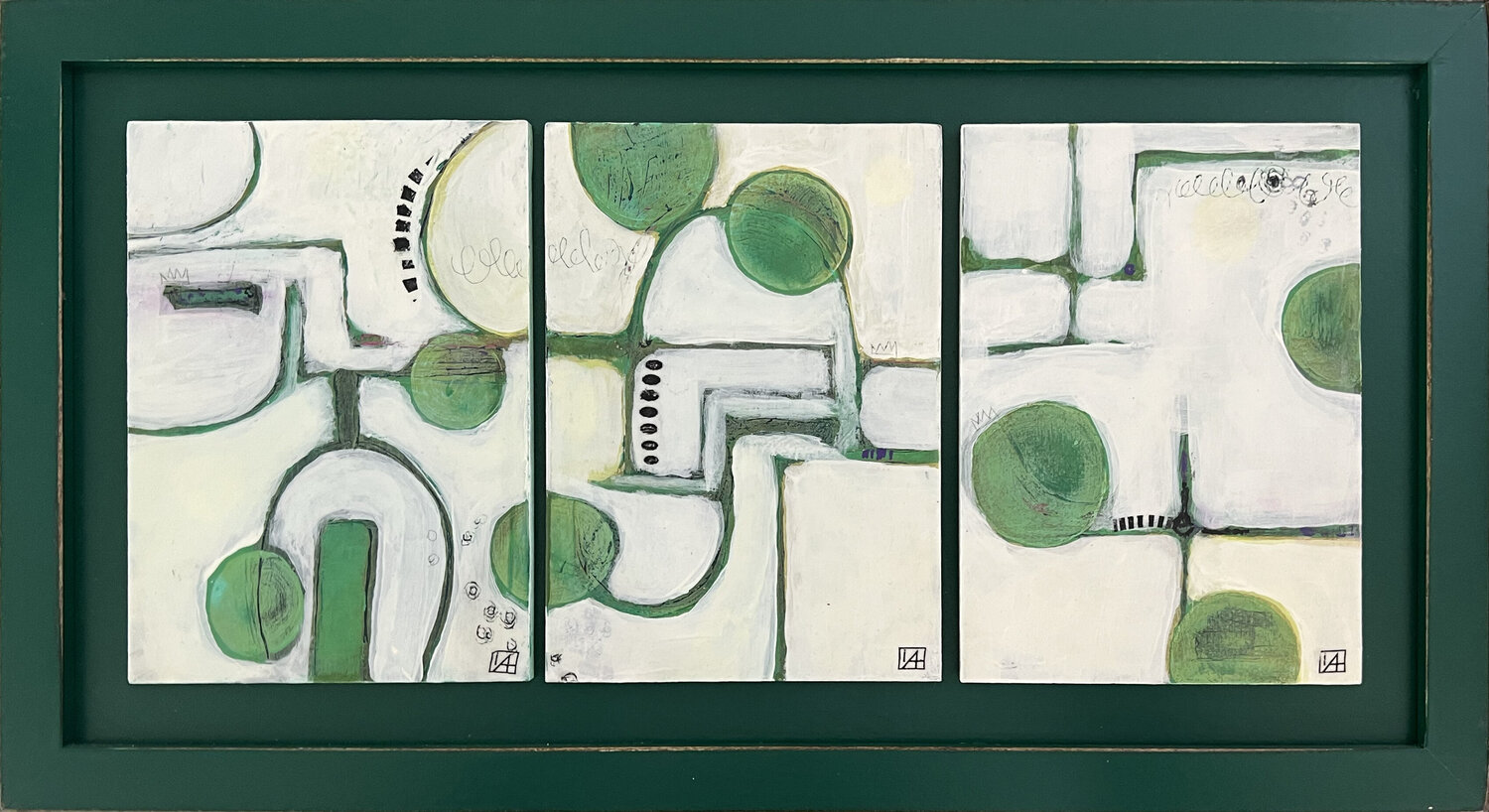 Green Tea and Honey (Triptych) Isabelle Alessandra