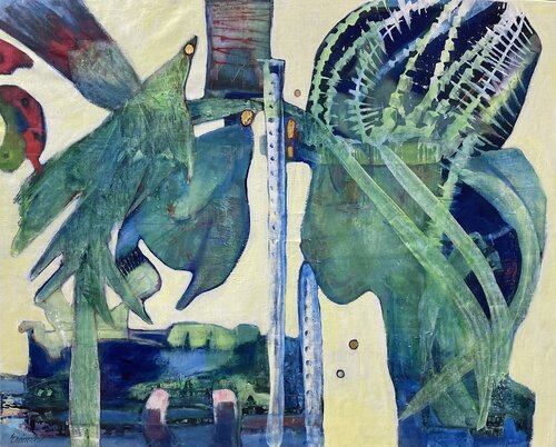 Whistle blower van Eva Wiren, Schilderij te koop op Singulart