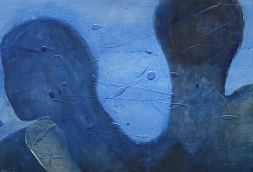 You and me von Eva Wiren, Malerei kaufen auf Singulart