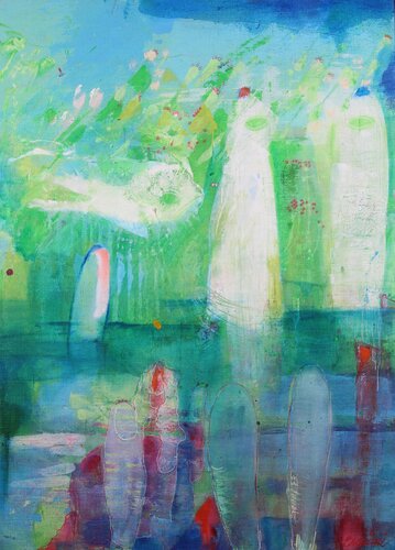 Island Children by Eva Wiren, 油畫 for Sale on Singulart