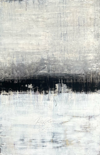 "Antique Black/White " FQK3 van Roger König, Schilderij te koop op Singulart