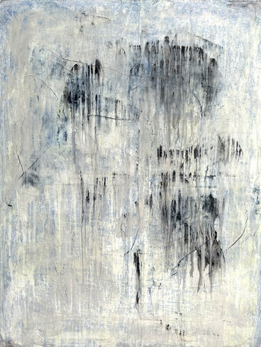 Part2 "Abstract White/Lapis Lazuli, purest“ K5HT van Roger König, Schilderij te koop op Singulart