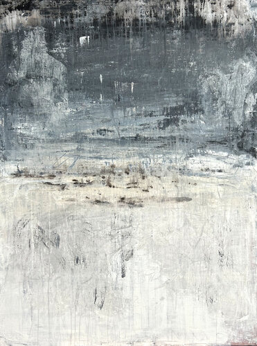 "Abstract Blue/White Exclusive", N7RE3 van Roger König, Schilderij te koop op Singulart