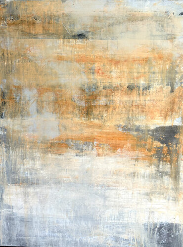 "Abstract Series - orange/grey" FK6TR di Roger König, Pittura in vendita su Singulart