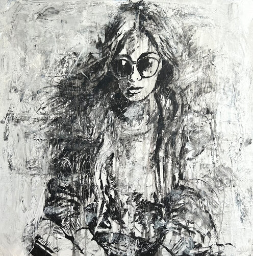 "Abstract Seduction Series" RK34SK von Roger König, Malerei kaufen auf Singulart