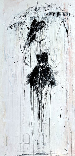 "umbrella girl series" RK63VD2 di Roger König, Pittura in vendita su Singulart