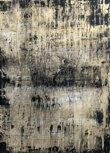 "1323 antique gold/black " van Roger König, Schilderij te koop op Singulart
