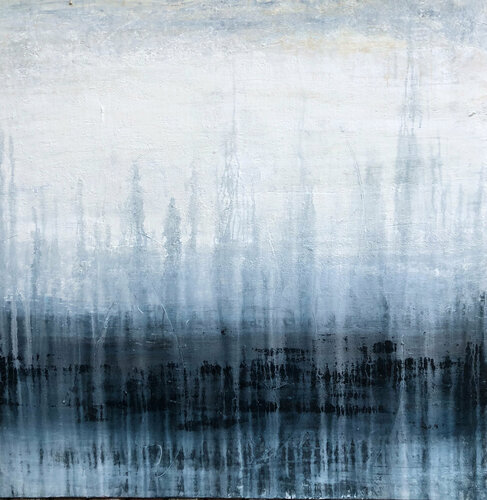 "1381 blue/white elegance" Part2 par Roger König, Peinture en vente sur Singulart