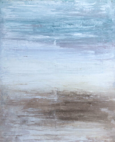 "1383 abstract blue/brown par Roger König, Peinture en vente sur Singulart