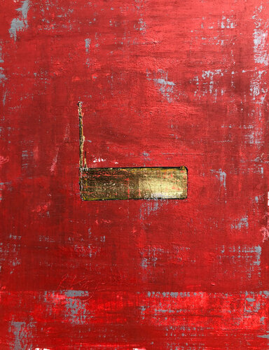 "1386 Gold Center" par Roger König, Peinture en vente sur Singulart