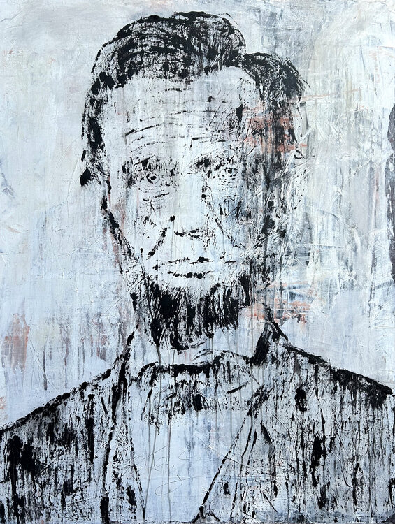 "Abstract Series - Abraham Lincoln" AL 203 Roger König