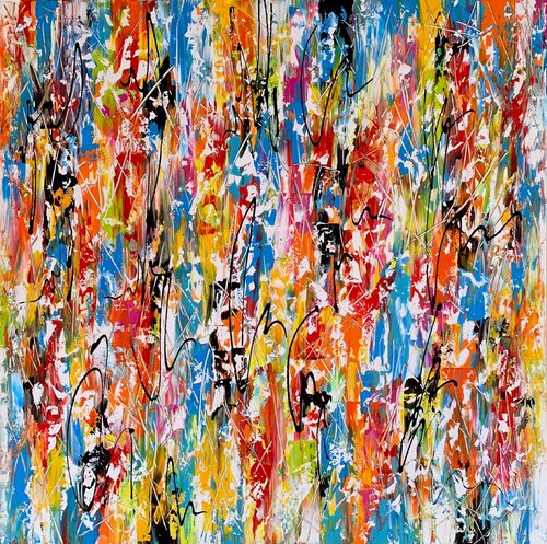 Summer Love van Julijana Ravbar, Schilderij te koop op Singulart