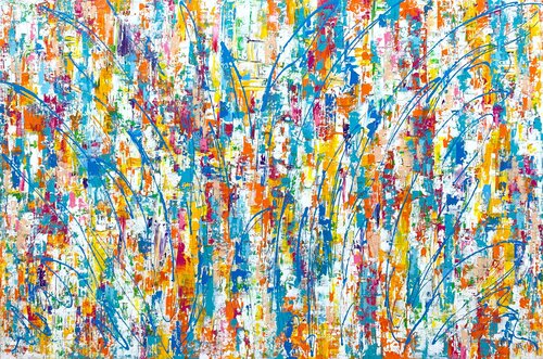 You Make Me Feel Good van Julijana Ravbar, Schilderij te koop op Singulart
