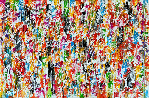 Joyful Day van Julijana Ravbar, Schilderij te koop op Singulart