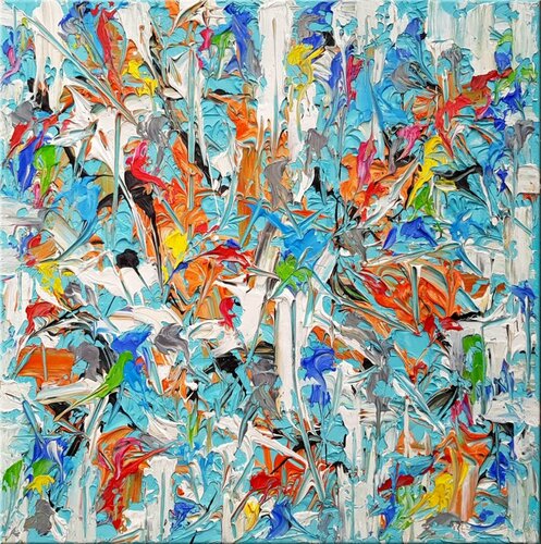 Emotion & Energy of Color #3 van Julijana Ravbar, Schilderij te koop op Singulart