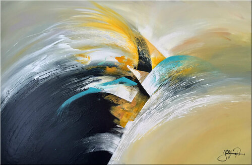 A New Day van Julijana Ravbar, Schilderij te koop op Singulart