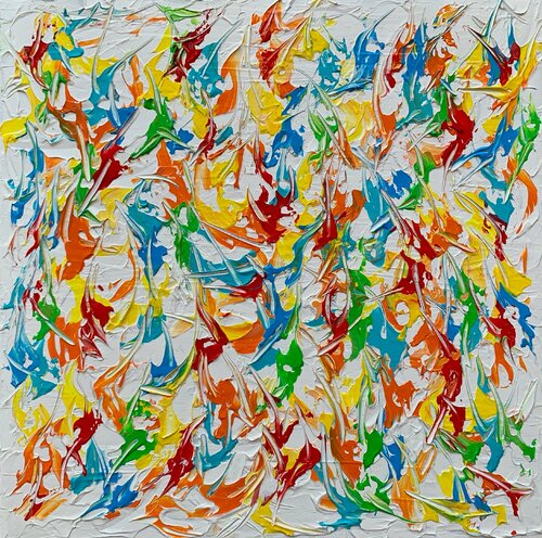 I Wanna Dance with Somebody van Julijana Ravbar, Schilderij te koop op Singulart
