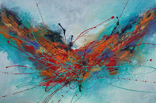 Dancing under City Lights von Julijana Ravbar, Malerei kaufen auf Singulart