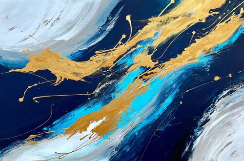 Summertime Blues von Julijana Ravbar, Malerei kaufen auf Singulart