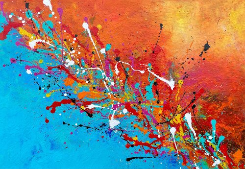 Lonely Paradise van Julijana Ravbar, Schilderij te koop op Singulart