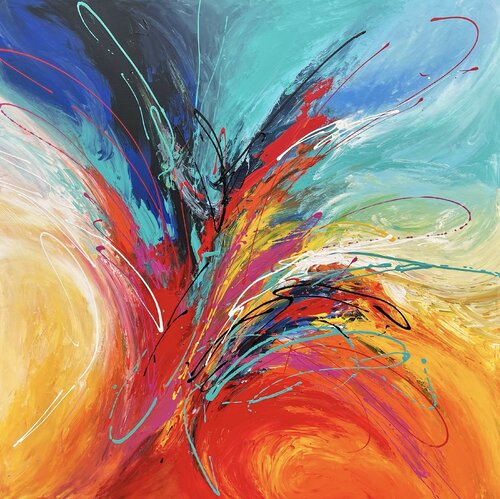 Symphony in Motion von Julijana Ravbar, Malerei kaufen auf Singulart