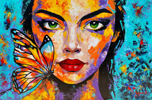 Whisper of Wings van Julijana Ravbar, Schilderij te koop op Singulart