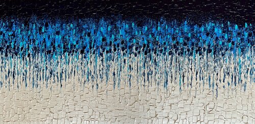 Cascade of Blue #2 von Julijana Ravbar, Malerei kaufen auf Singulart