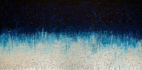 Cascade of Blue van Julijana Ravbar, Schilderij te koop op Singulart