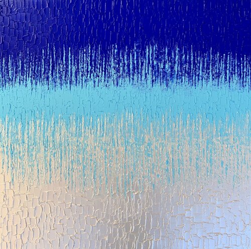 Cascade of Blue #4 de Julijana Ravbar, Pintura a la venta en Singulart