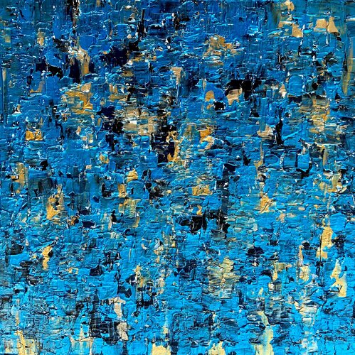 The Blue Sound von Julijana Ravbar, Malerei kaufen auf Singulart