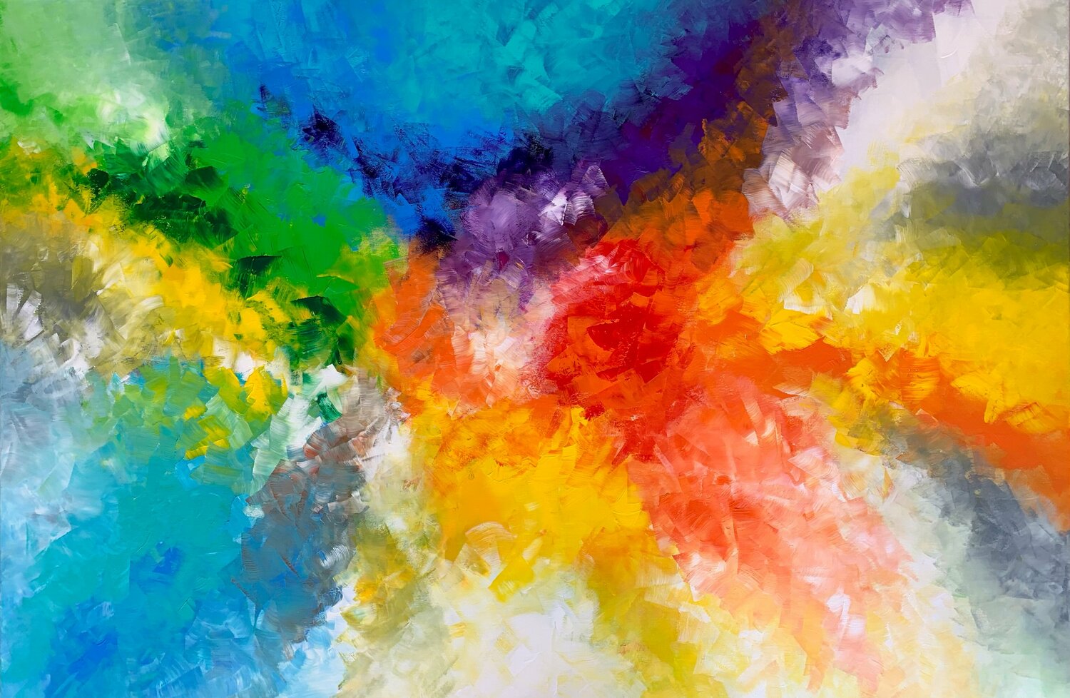 Colors Of Love Julijana Ravbar Originalgemälde zu verkaufen